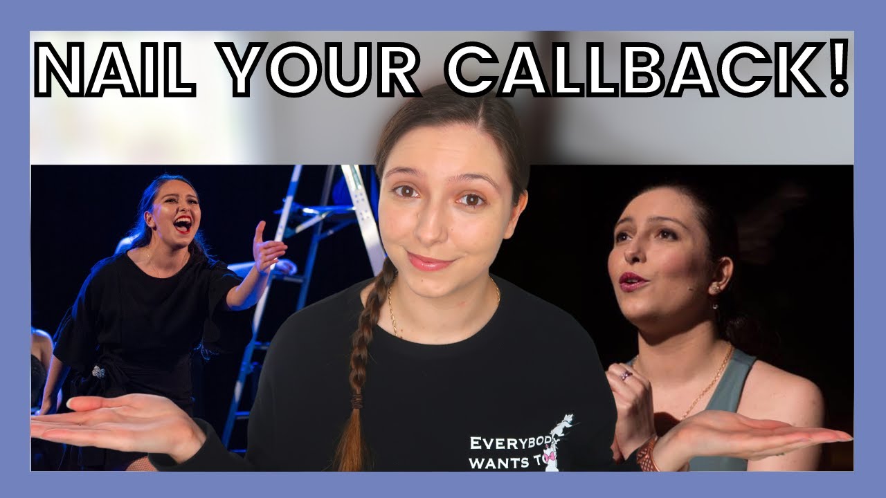 Beginner Tips to NAIL YOUR MUSICAL THEATRE CALLBACK! - Theatre Beginner Tips!