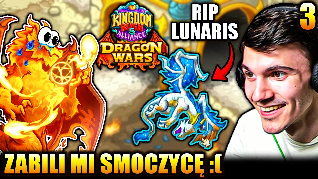SMOCZYCA została ZAMORDOWANA! RIP dla żony Ameliniona 🐲 | Kingdom Rush 5: [Dragon Wars] #3