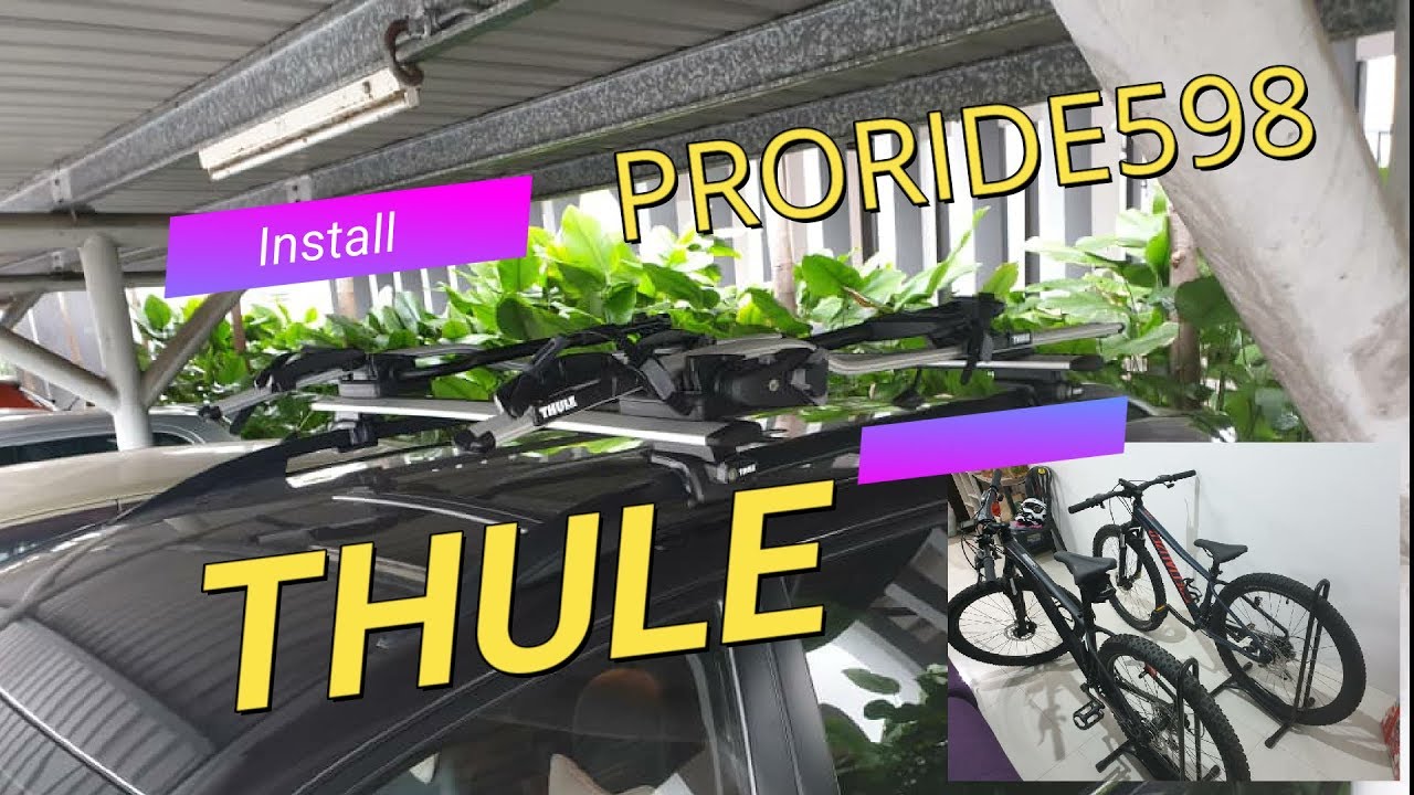 Thule ProRide 598 WingBar Install for MTB