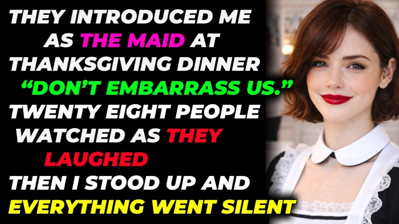 My Parents Introduced Me As “The Maid” At Thanksgiving — What I Said Next Made 28 People Go Silen