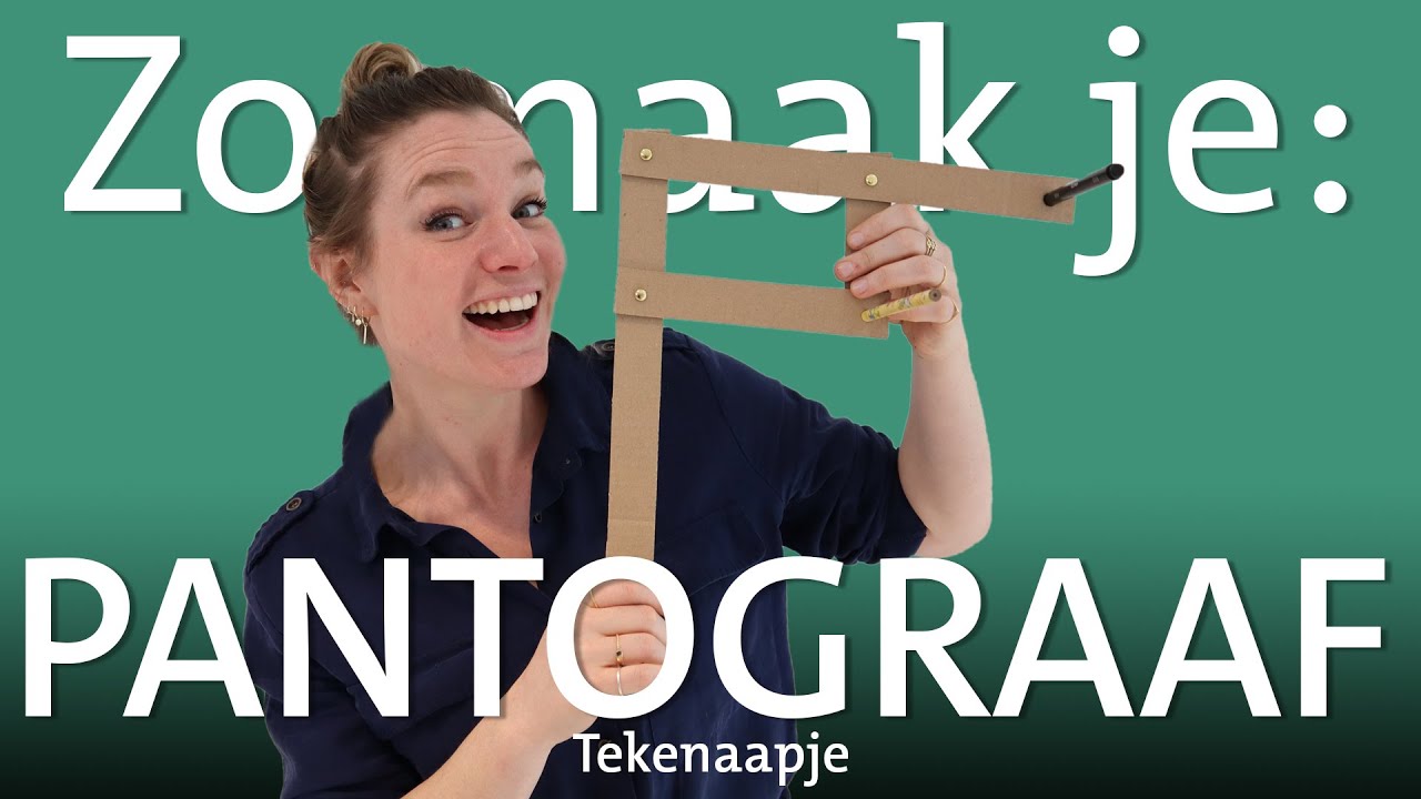 Zo maak je: Pantograaf (ook wel 'tekenaapje')