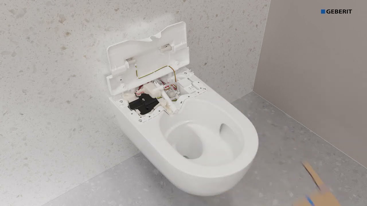Geberit AquaClean Alba installatie douchewc