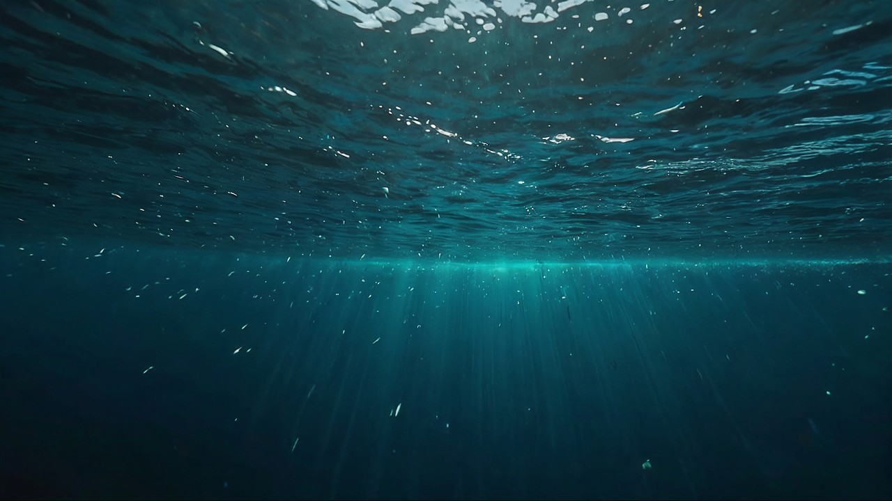 Under the Endless Sea ✨ Calm Deep Water Ambience (No Music)