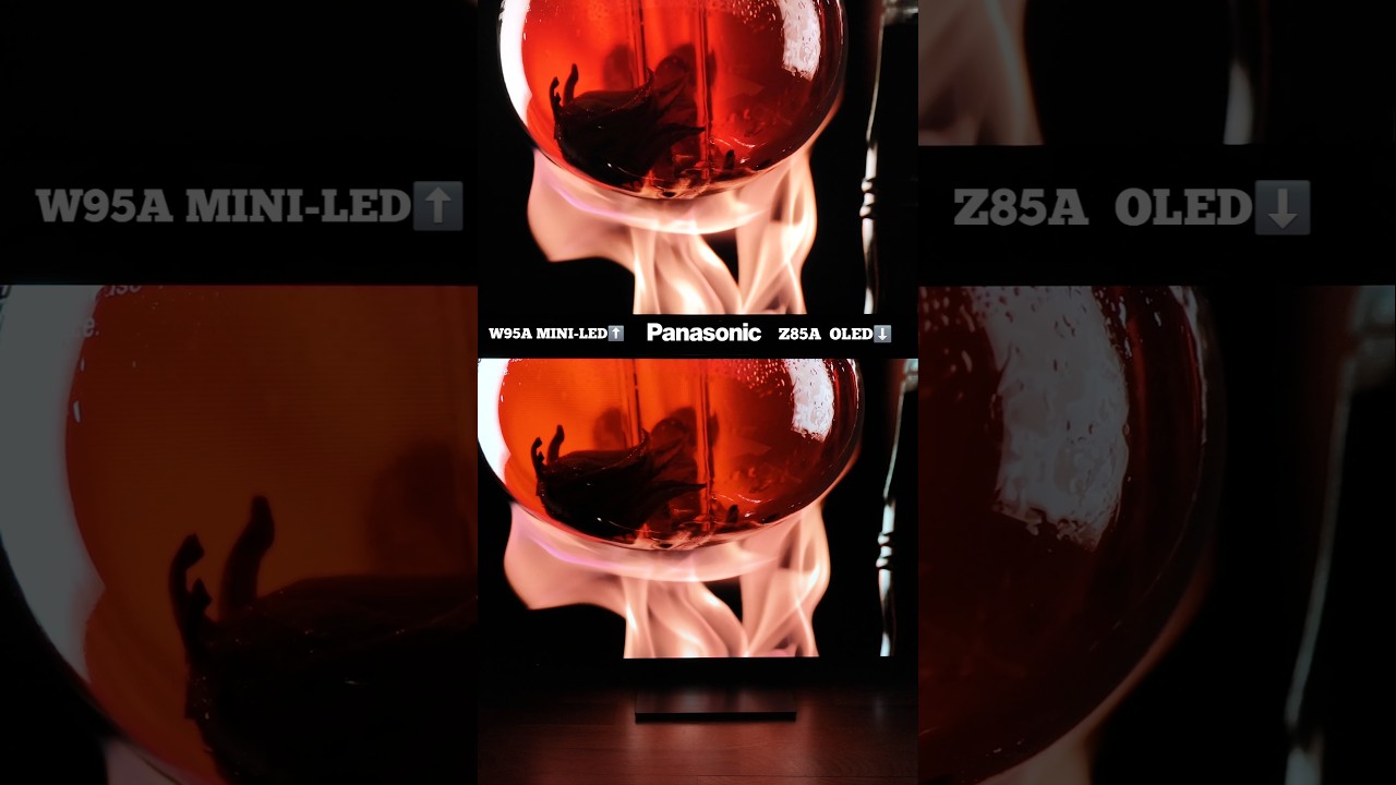 Panasonic W95A VS Z85A Mini-Led vs Oled