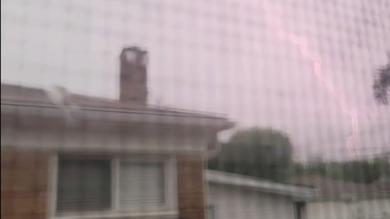 July 26th, 2023 strong thunderstorm from 3:20:54 to 4:52:14 PM EDT North
