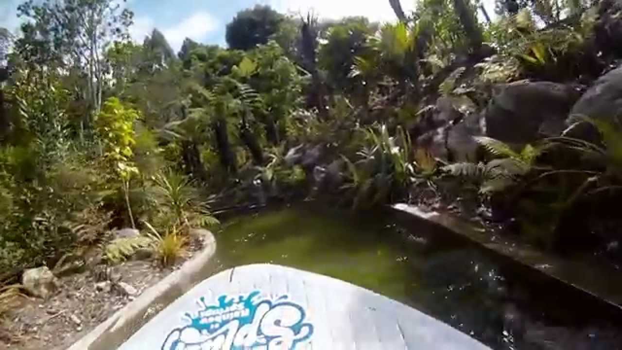 The Big Splash - water ride at Rainbow Springs in Rotorua, New Zealand