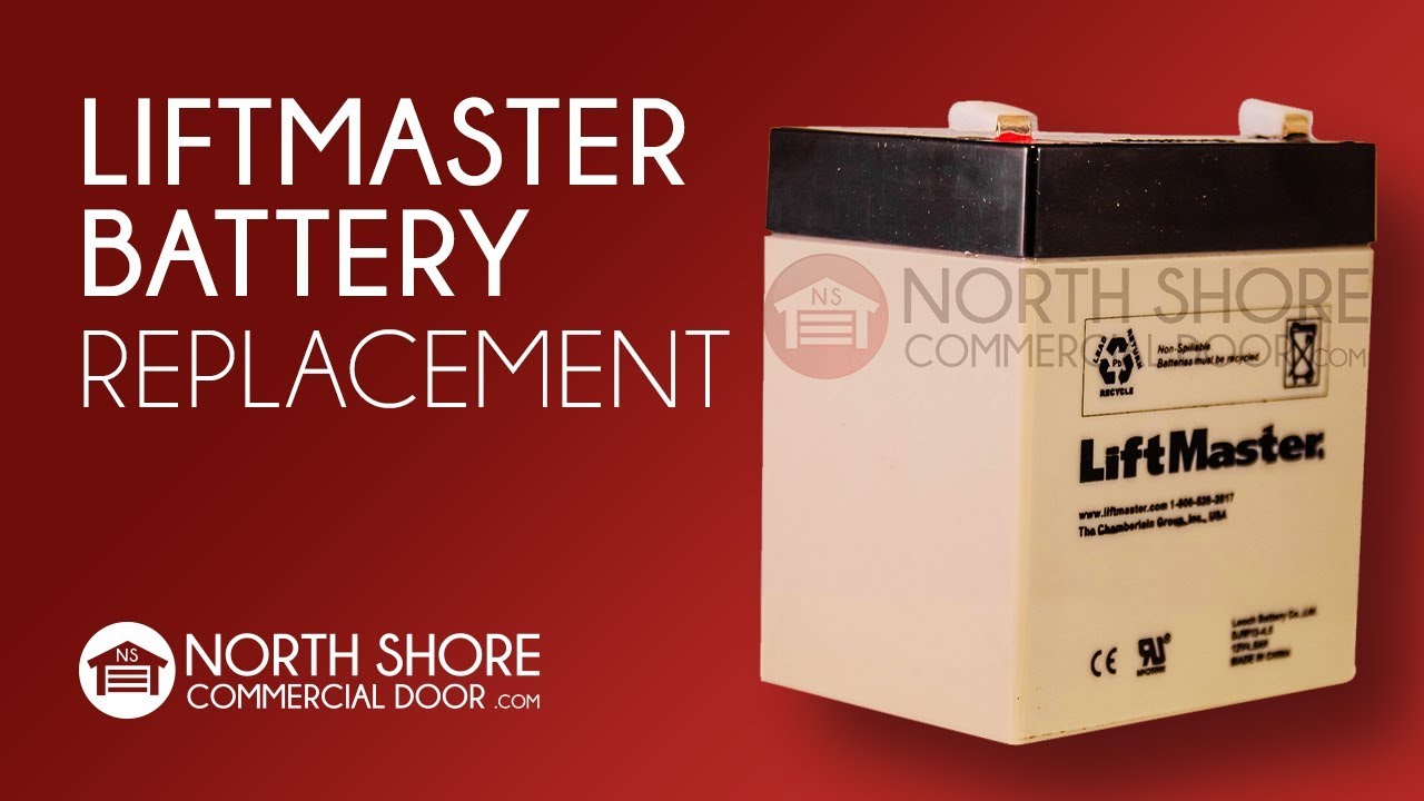 LiftMaster 485LM Battery Replacement Reccomendation