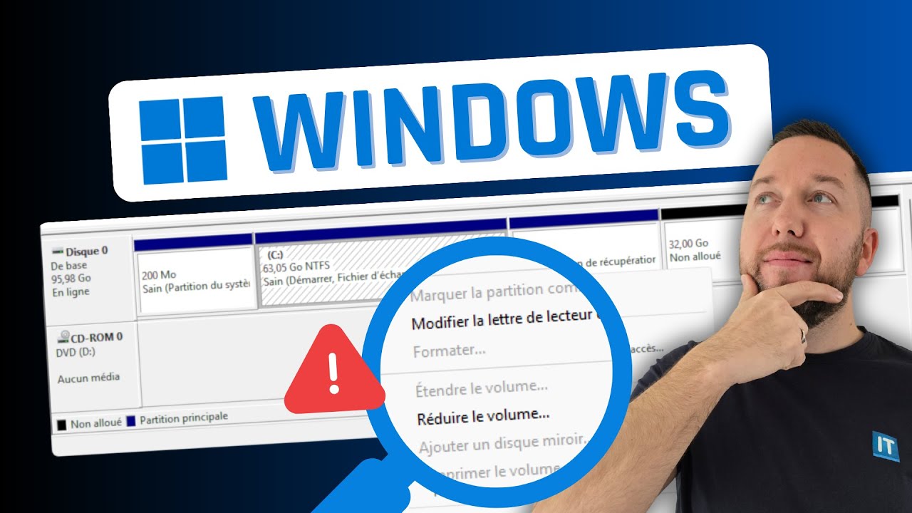 Windows : étendre le lecteur C grisé ? La solution rapide !