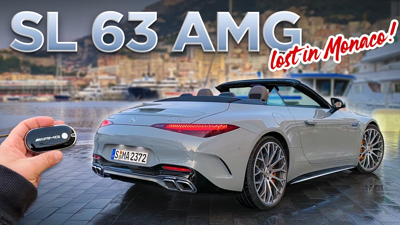 Новый SL 63 AMG (585 л.с.) - POV-драйв и прогулка