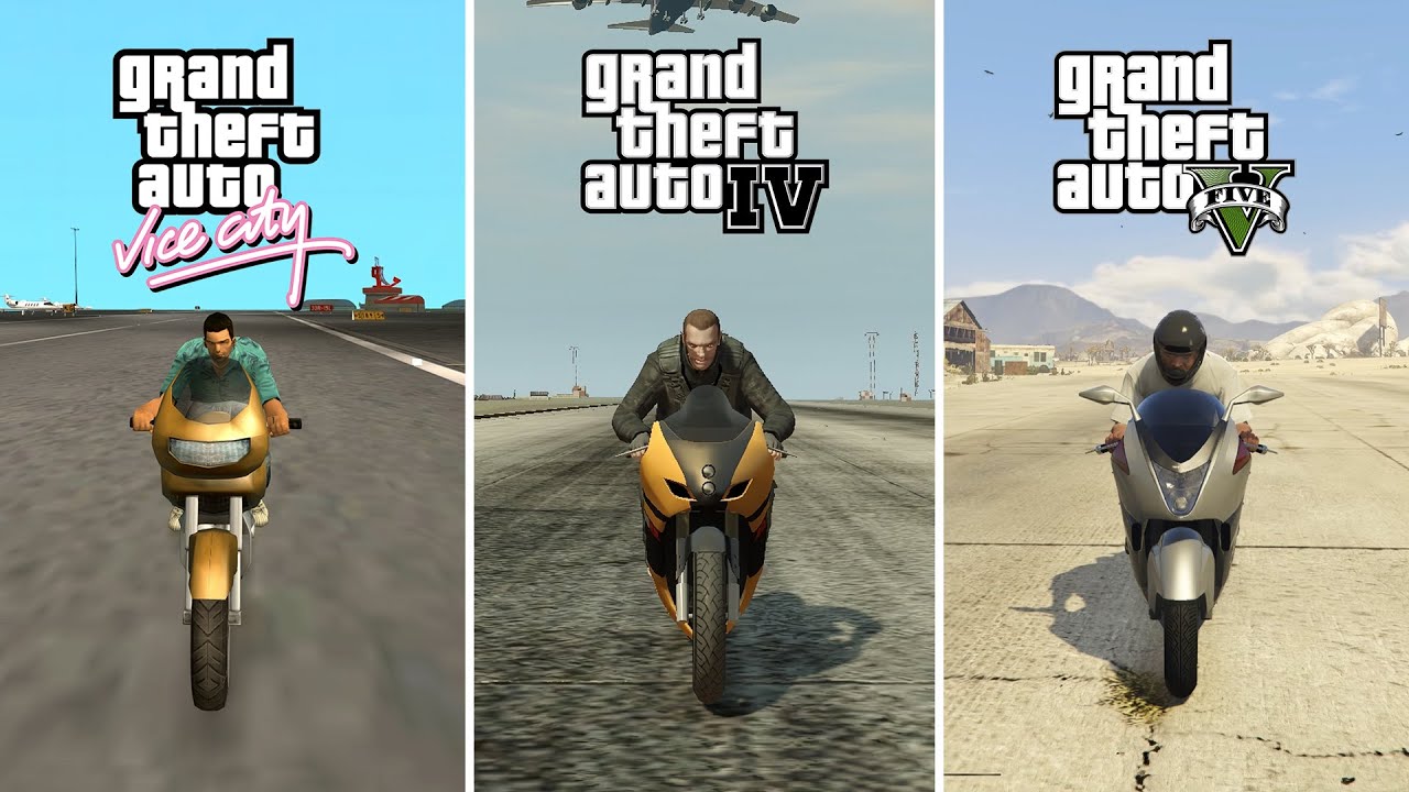 The Fastest Bike in ALL GTA Games (GTA 3 - GTA 5) #04
