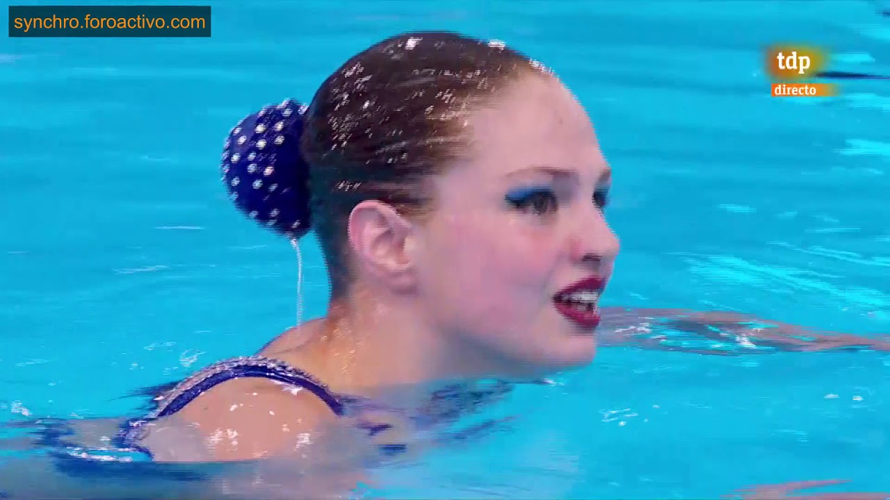 Irene Jimeno (ESP) Solo Technical Final Glasgow European Championships 2018