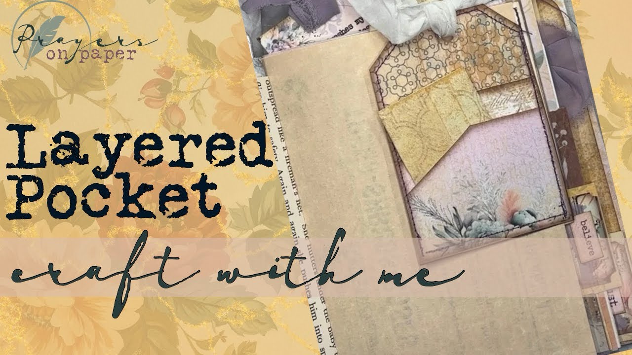 Boho Floral Pocket Pages | Junk Journal Tutorial | Bonus Free Download