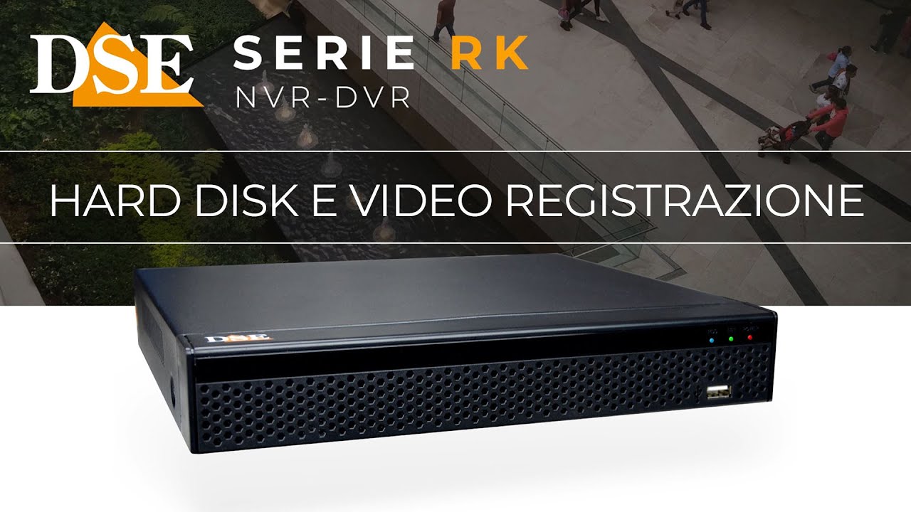 NVR-DVR DSE | Come installare l'hard disk e impostare le registrazioni