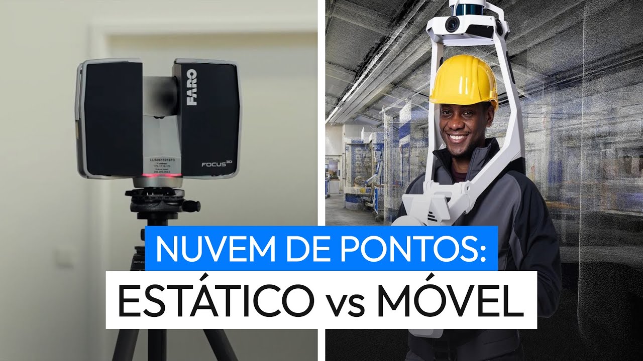 Nuvem de Pontos: Quando usar Scanner Móvel ou Terrestre? | 1º Fórum Captura da Realidade