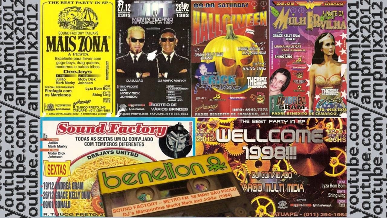 (1994) SOUND FACTORY RADIO SHOW BY DJs MARKY + JULIÃO @ HARDCORE / ACID HOUSE