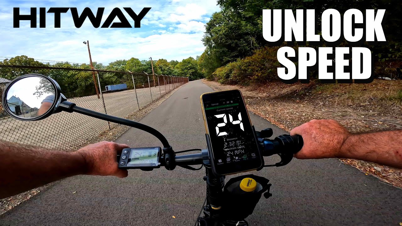 HITWAY BK10M 750 Watt EBike Trail Ride Speed Unlock