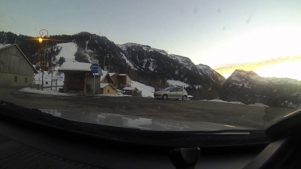 route du col de romme sur cluses