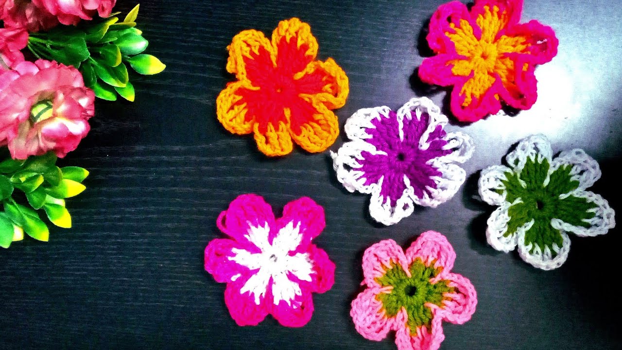 Easy beautiful crochet 🌸🌼🌸flowers for beginners #crochet #viral #shortsfeed #flowers  