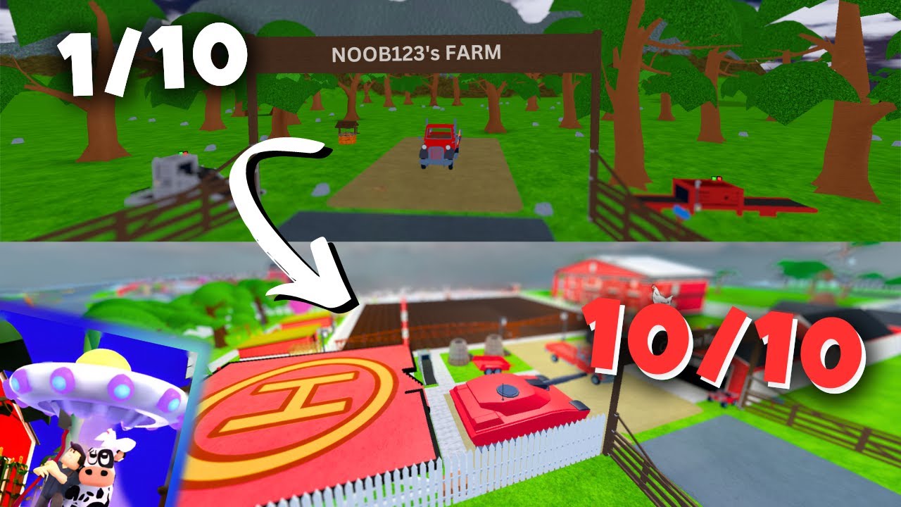 RATING PLAYERS FARMS! Roblox Welcome to Farmtown 2