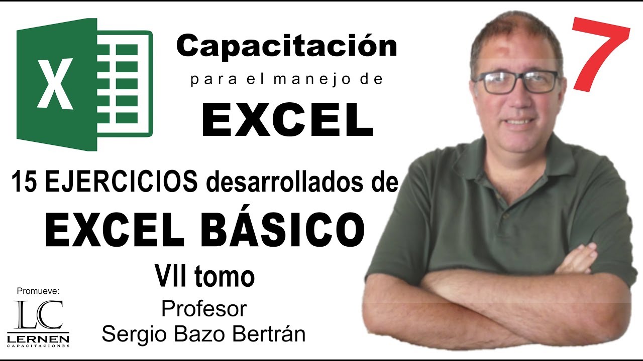 15 EJERCICIOS de repaso de EXCEL BÁSICO - Parte 7