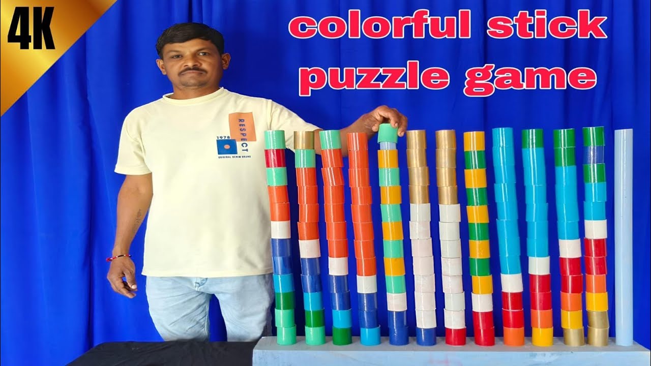 Top 10 Sorting Ultimate Colourfull Cylinders Matching Game Challenge videos | Mast Puzzle 2026