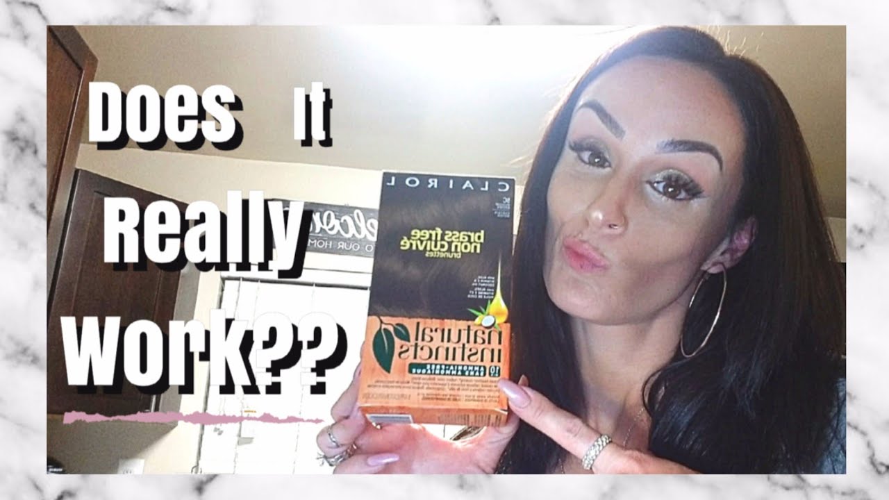 Time to switch up my look | Review on box hair dye | Clairol Natural Instincts Medium Brown 5c