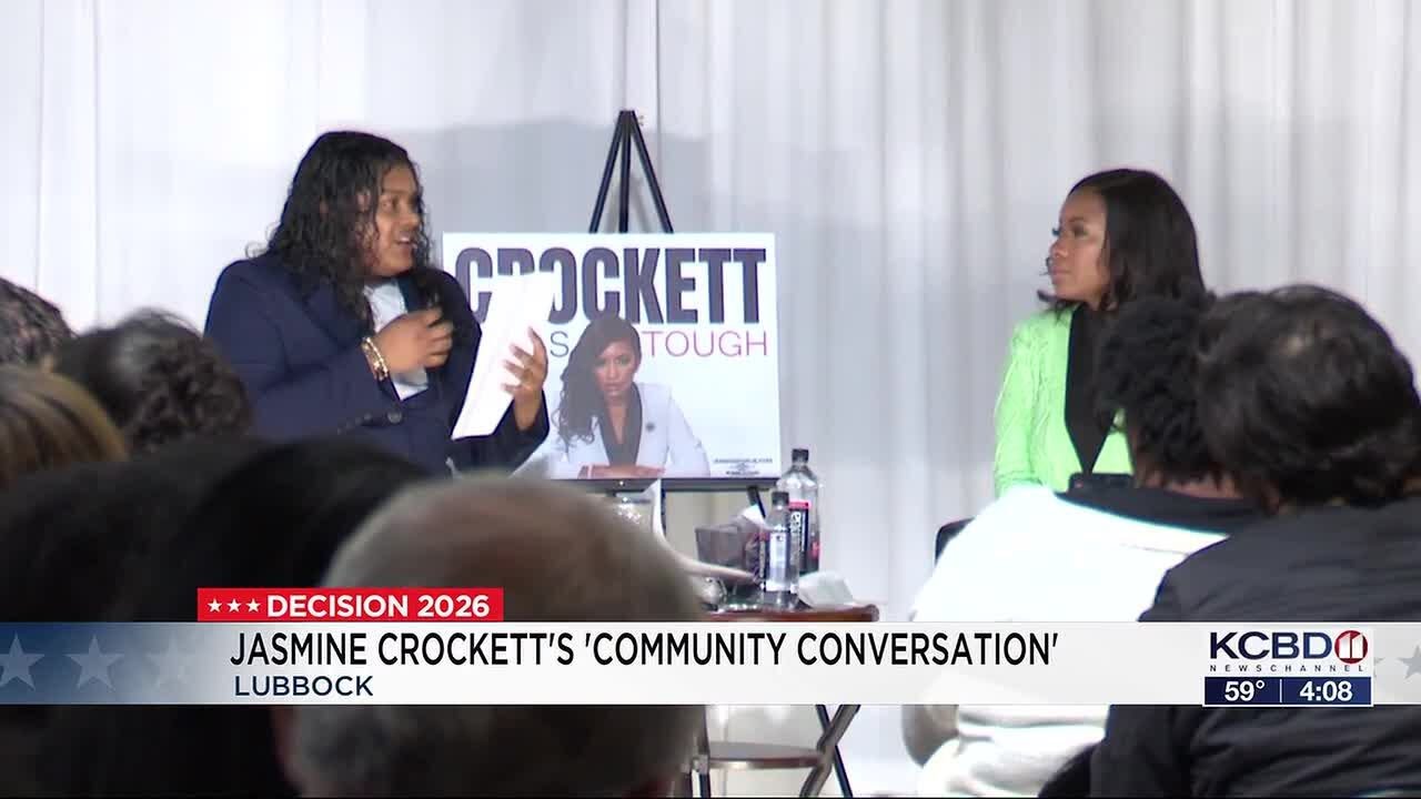Senate candidate Jasmine Crockett visits Lubbock, hosts event at Texas Tech