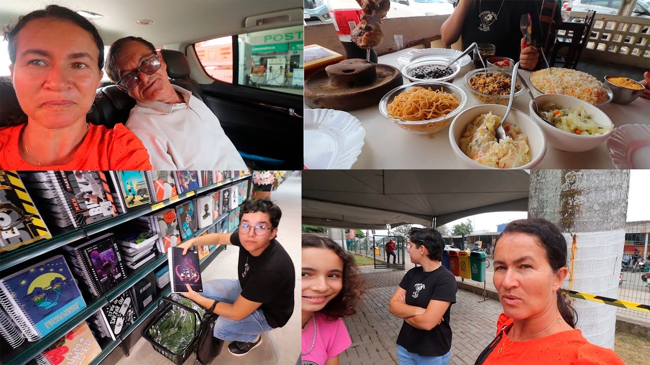 VIAJEM COM MINHA FAMÍLIA PARA GARANHUNS COMPRAMOS OS MATERIAIS ESCOLARES DE SABRINA