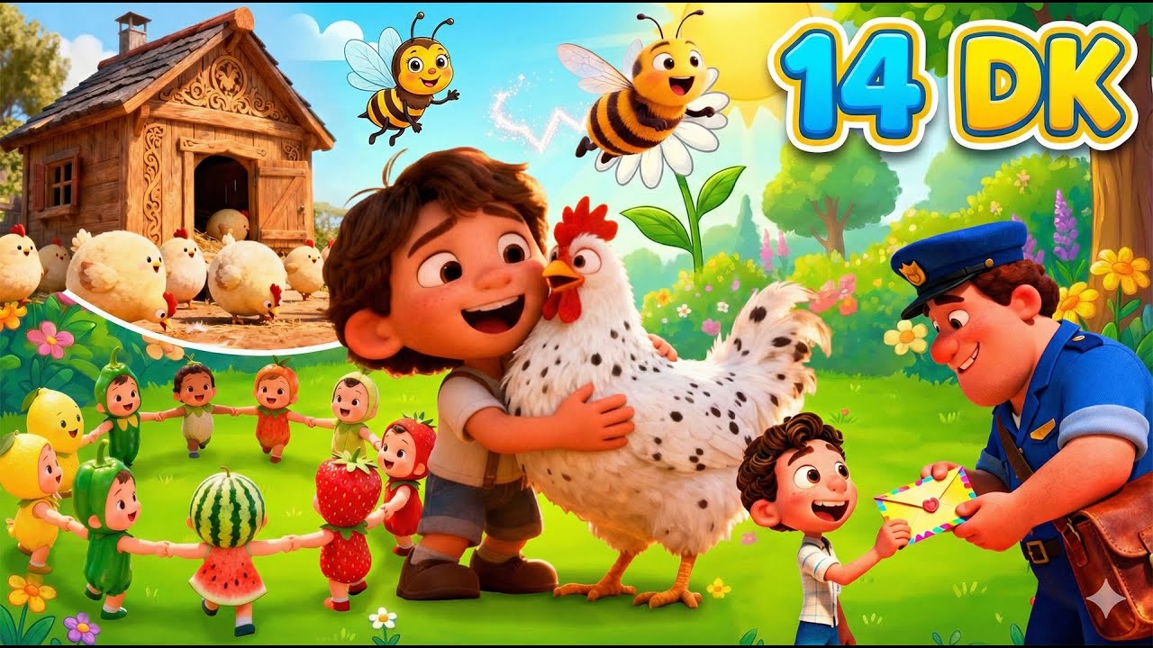 En Sevilen Çocuk Şarkıları 2026 🎵 Horozumu Kaçırdıklar, Kırmızı Balık Otobüsün Tekerleği