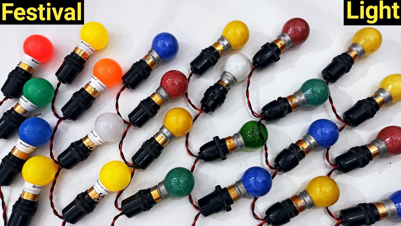 How to Make a Diwali Decoration Light at Home | Diwali special light for decoration @YK Electrical