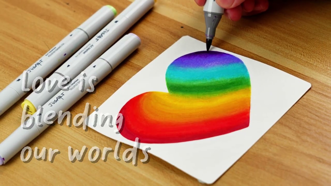 Love is blending our worlds. 🌈❤️ Watch how colors flow and hearts grow this Valentine’s Month.