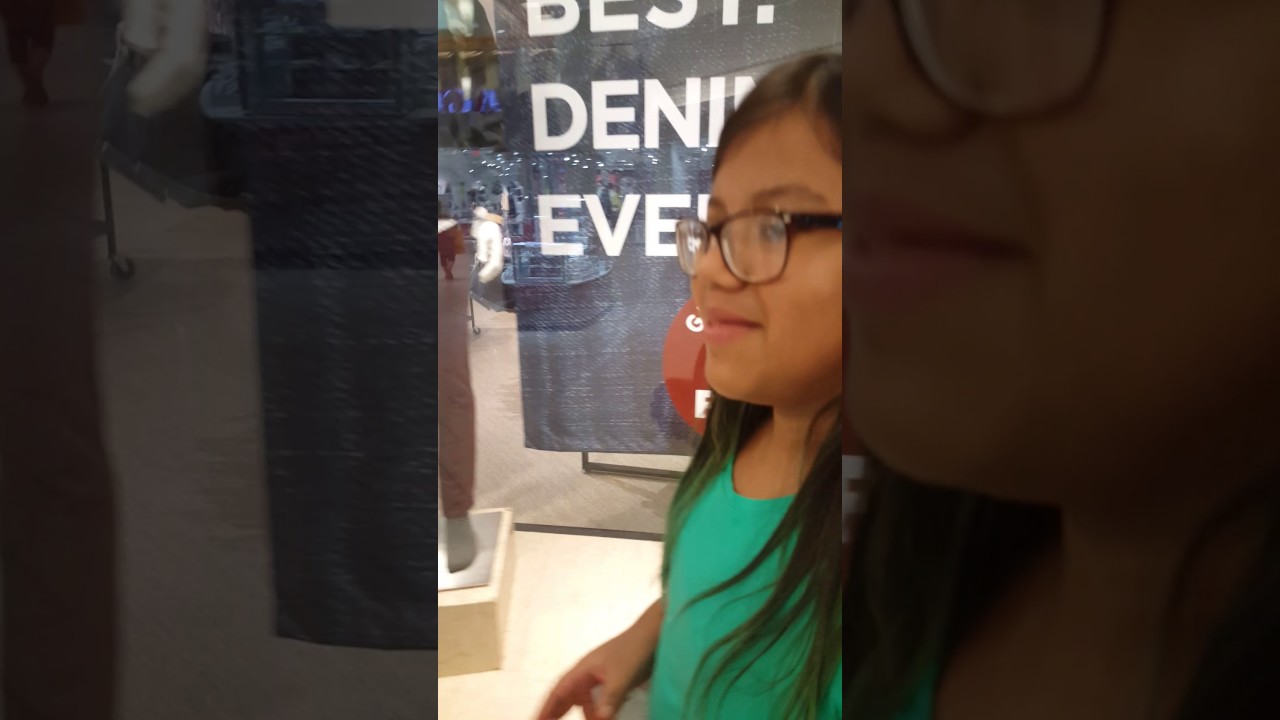 Walking barefoot in the mall