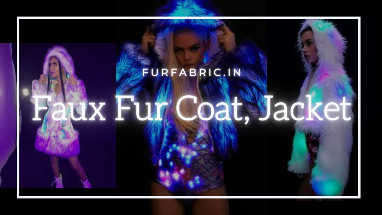 #shorts Rainbow Faux Fur Fabric Jackets, Call on 09599177503