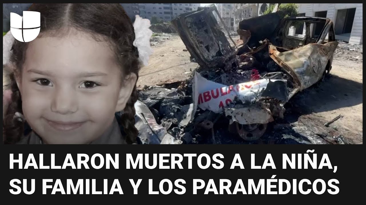 Así hallaron el auto de la niña palestina que clamó ayuda y la ambulancia que intentó rescatarla