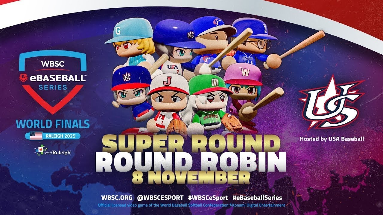 [官方授權中文直播] WBSC eBaseball 2025 系列賽 - World Finals DAY 1 小組賽