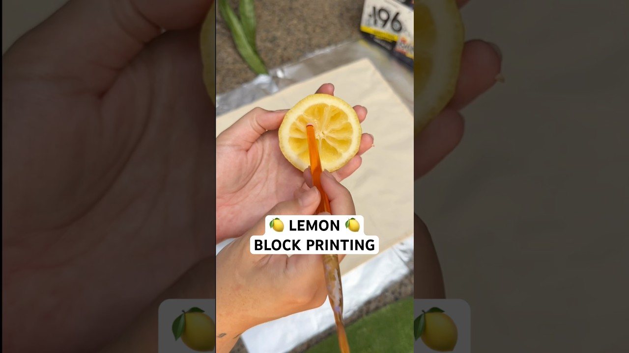 Easy summer craft alert 🚨 🍋