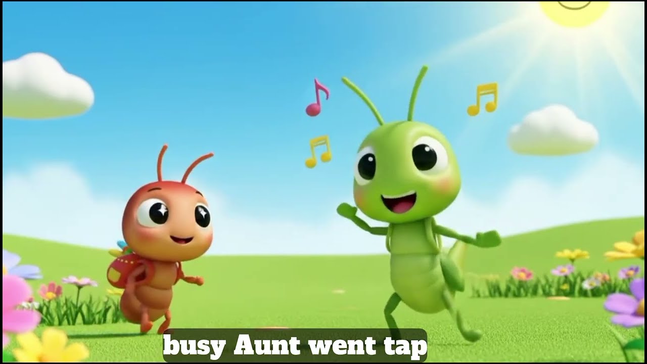 Ant and Grasshopper Song for Kids | Moral Story Nursery Rhyme #baby #kids @poyokids2024 
