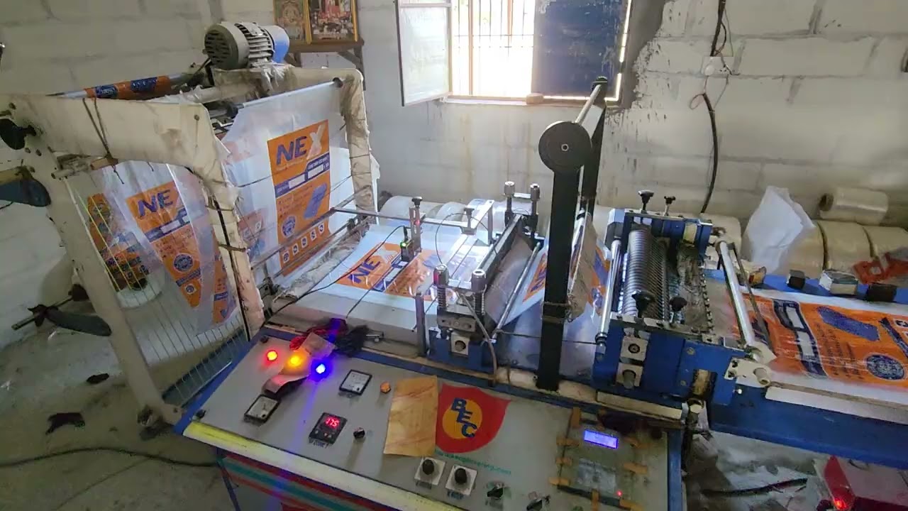 Single Decker Bottom Sealing Cutting Machine for printed bags / shopping bags