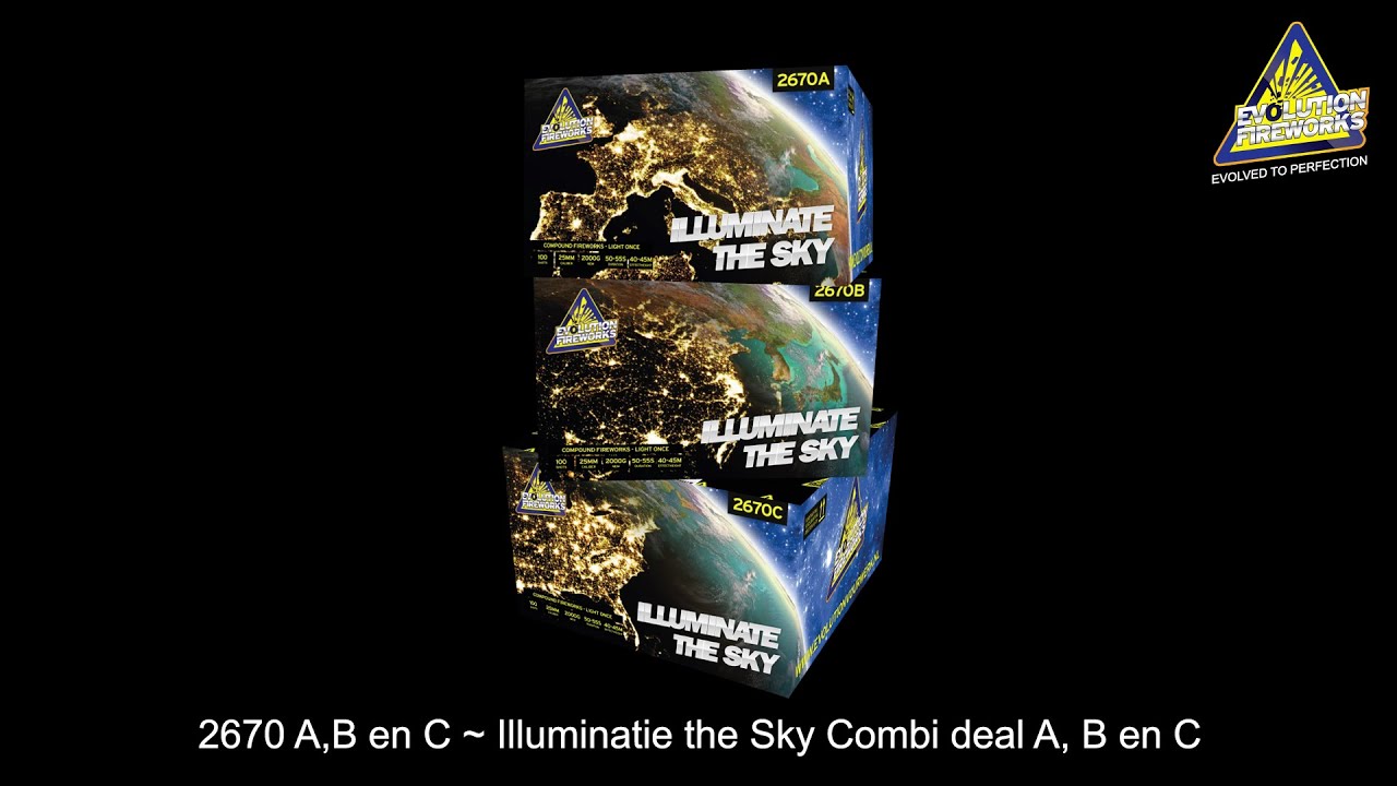 Evolution Fireworks - Illuminate the Sky A,B & C / 2670