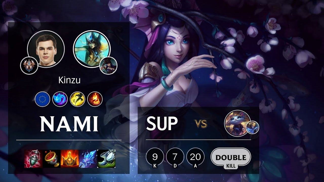 Nami Support vs Yuumi - EUW Challenger Patch 10.6