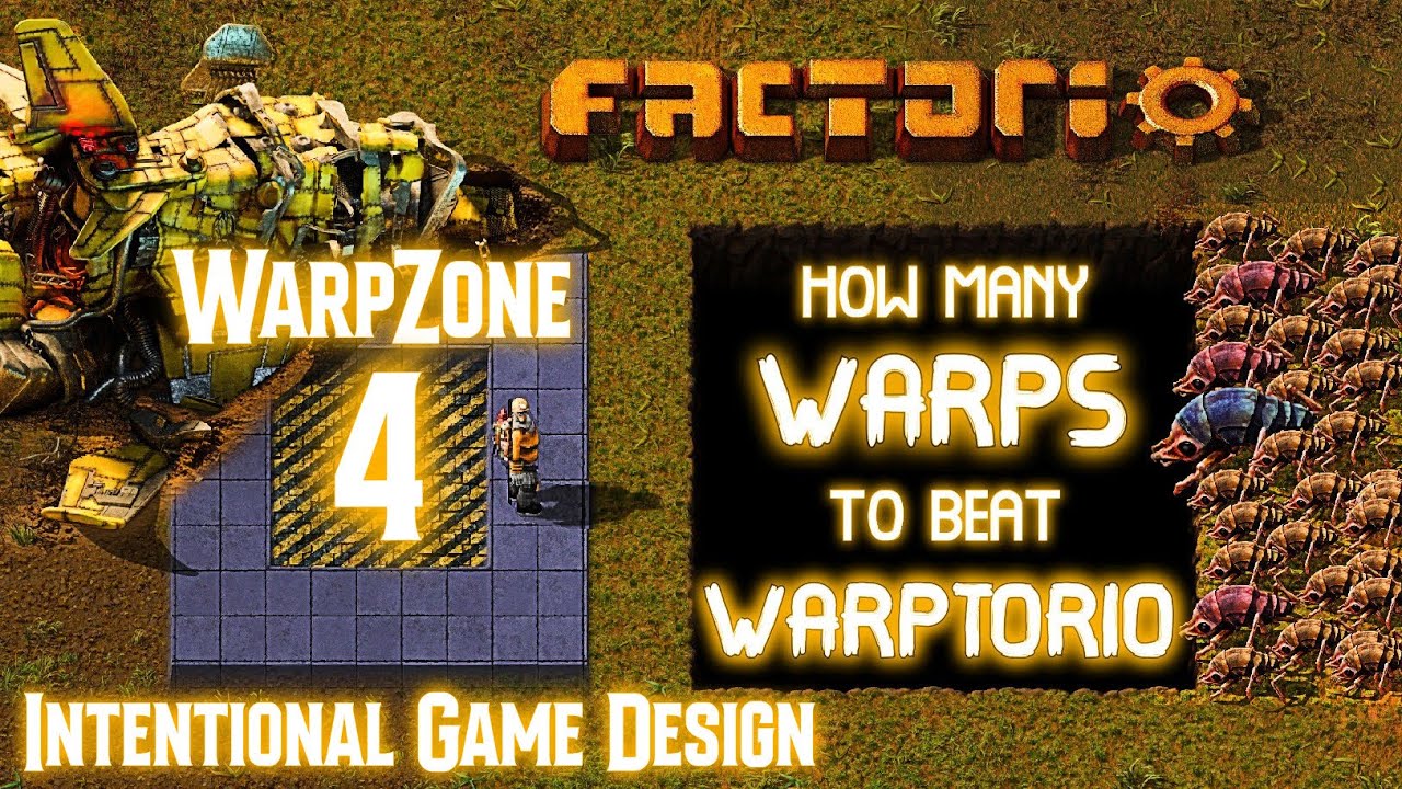 Warpzone 4: продуманный игровой дизайн... // Сколько Варпов нужно, чтобы победить WARPTORIO?