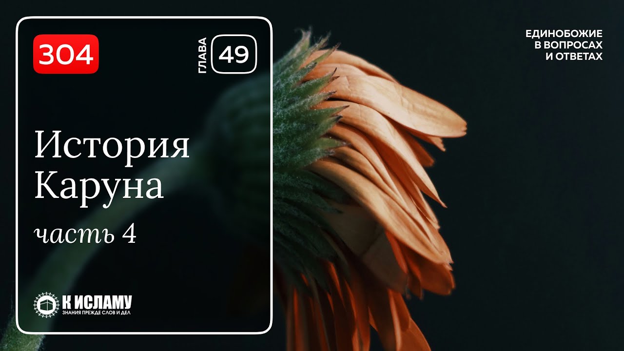 304. История Каруна. Часть 4-я. Единобожие в вопросах и ответах. Ринат Абу Мухаммад