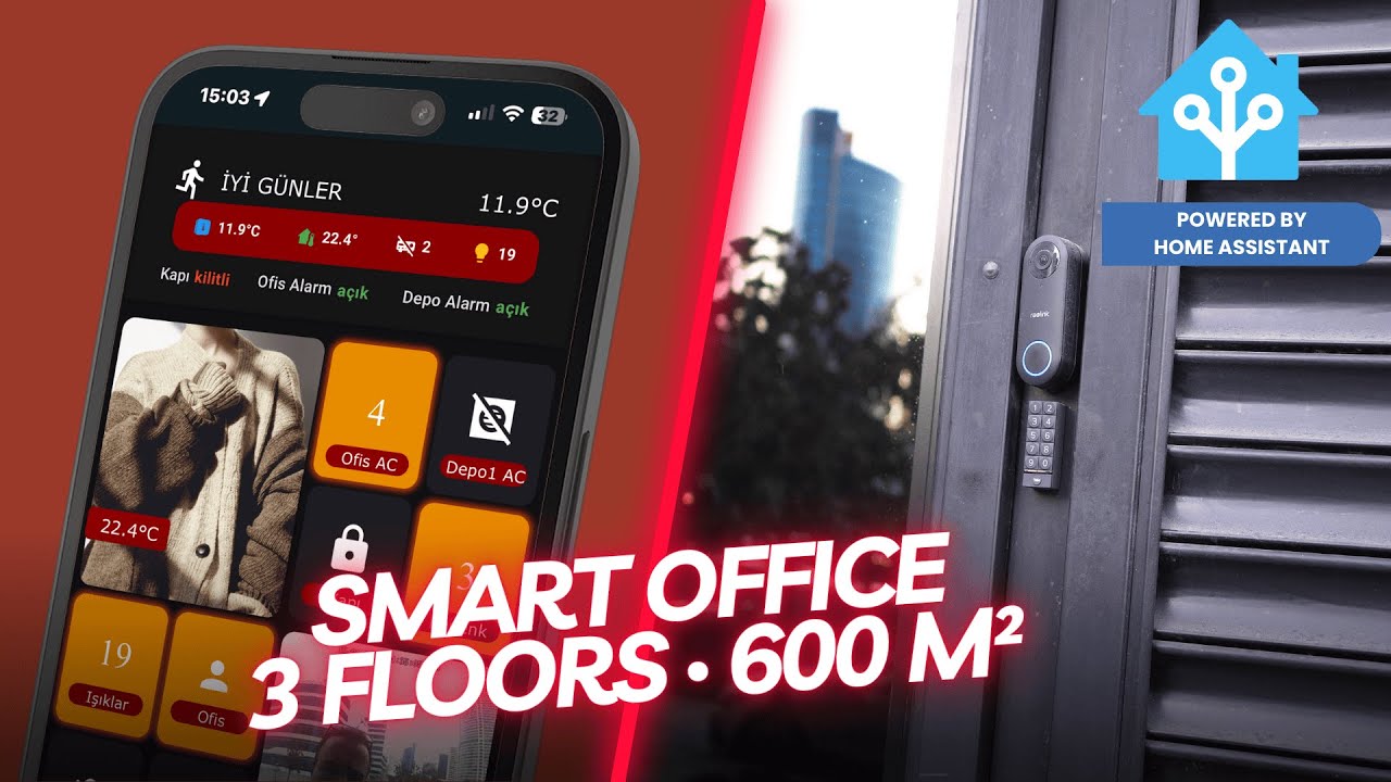 Home Assistant Powered 3-Floor Smart Office (600 m&sup2;)