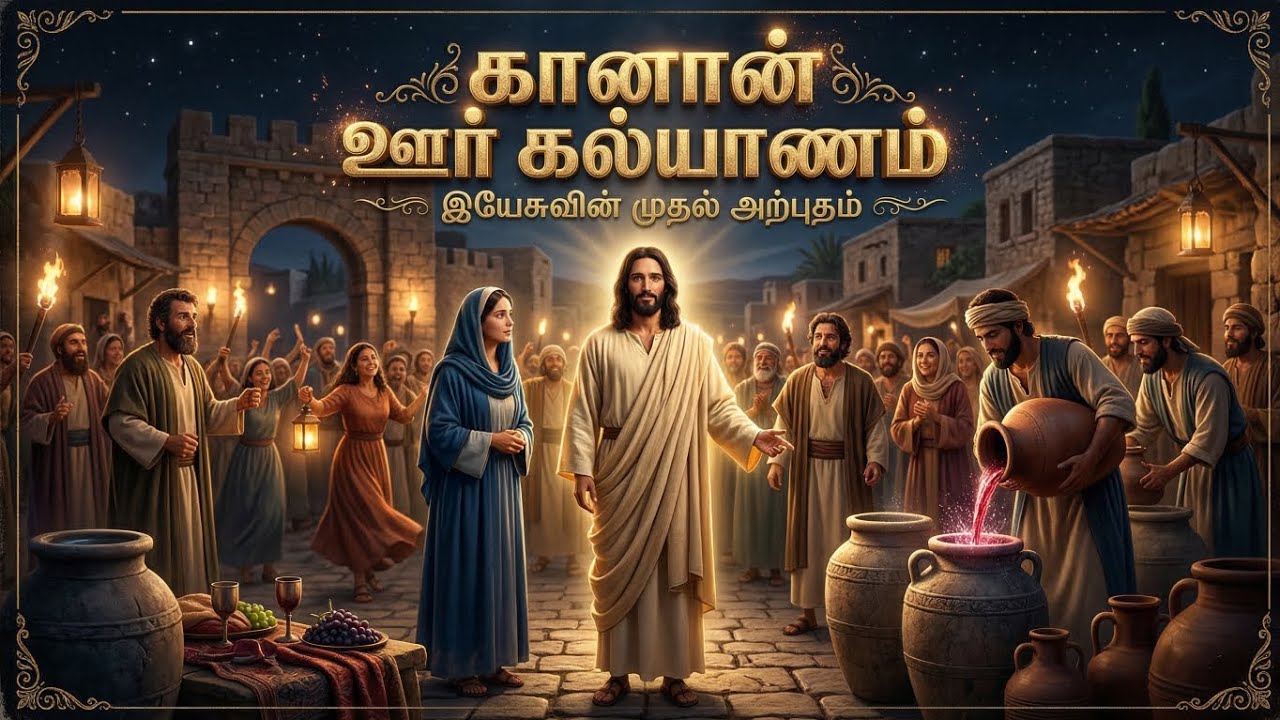 கல்யாணத்தில் ஏற்பட்ட குழப்பம் | கானான் ஊர் கல்யாணம் bible kutty story | Ai Video Story 
