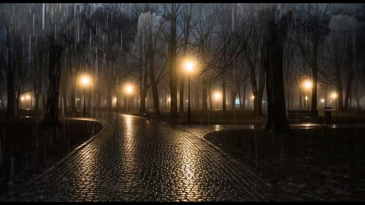 End Sleepless Nights with Intense Rain & Rolling Thunder