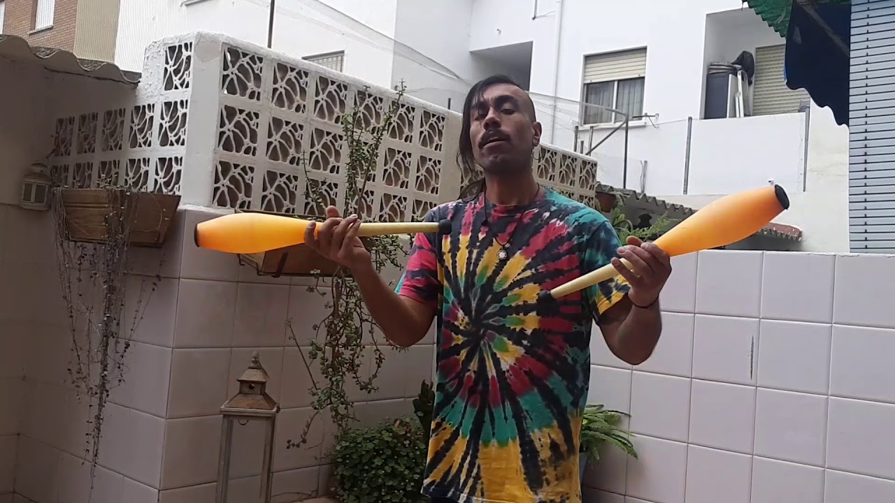Como hacer malabares con 3 clavas - Marraqueta Malabar
