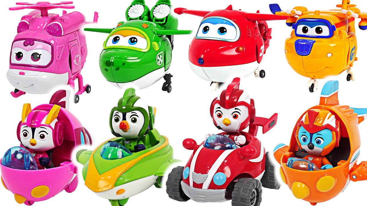 Top Wing and Super Wings! Go! Defeat the flying dinosuar!! #DuDuPopTOY