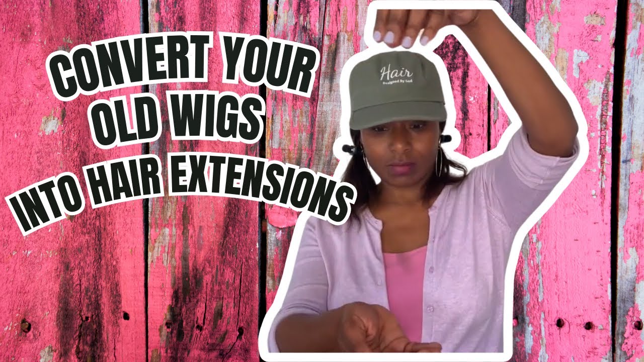 🔔 Step by step guide on How to turn a wig into clip in  hair extensions - using an old wig 2024 🔥