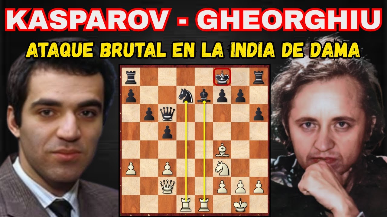 KASPAROV DESATA LA TORMENTA : ATAQUE MAGISTRAL EN LA INDIA DE DAMA