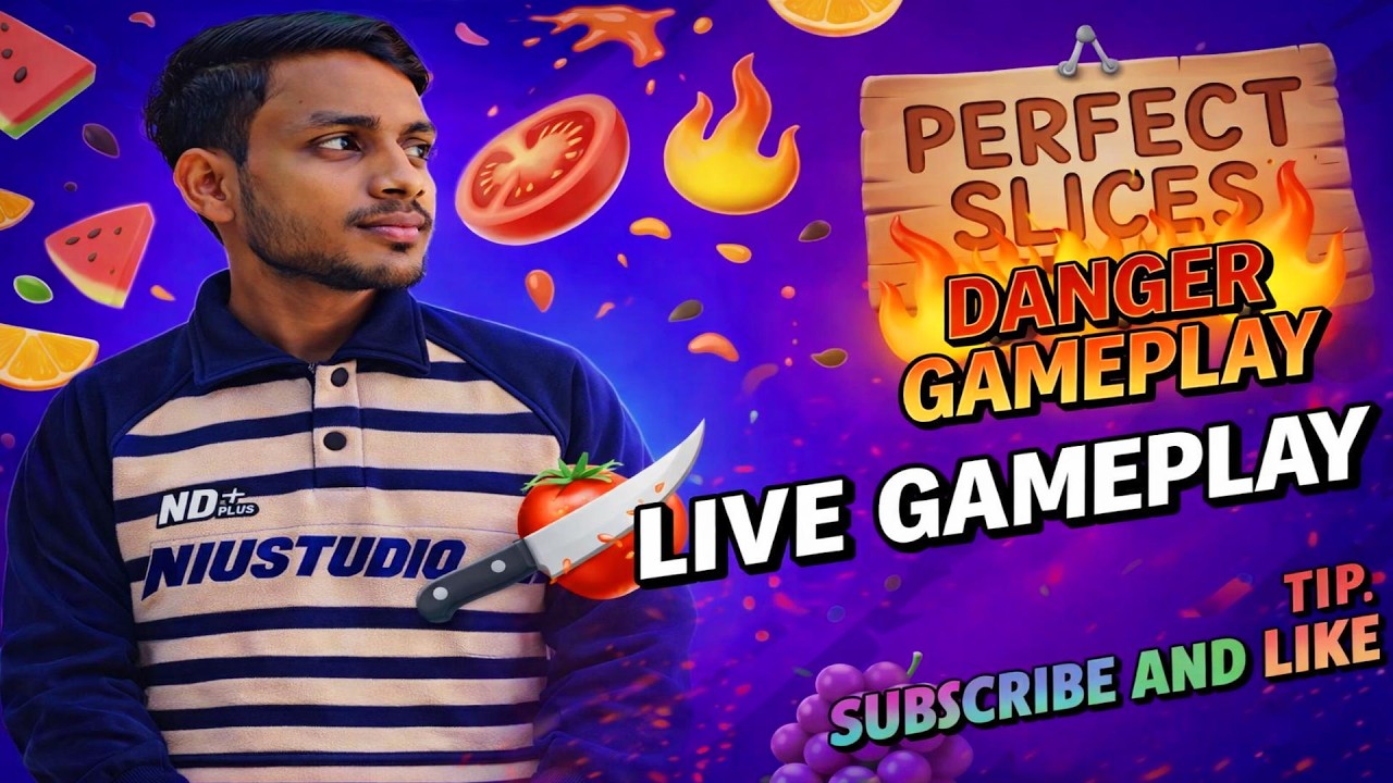 Live : Most Satisfying Game Ever! 😍 | Perfect Slices Gameplay #gaming